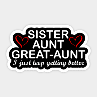 Mother's Day Gifts from Grandkids Sister Aunt Great Aunt Sticker